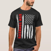 American Flag Garbage Man US USA Flag T-shirt (Voorkant)