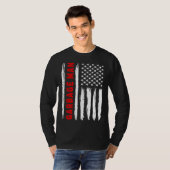 American Flag Garbage Man US USA Flag T-shirt (Voorkant volledig)