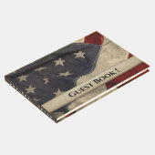 American Flag gepersonaliseerd gastenboek (Hoek)