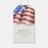 American Flag Gift Label Cadeaulabel (Voorkant)