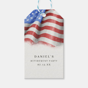 American Flag Gift Label Cadeaulabel
