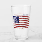 American Flag Glass Cup Glas (Achterkant)