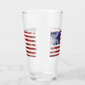 American Flag Glass Cup Glas (Rechts)