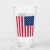 American Flag Glass Glas (Voorkant)
