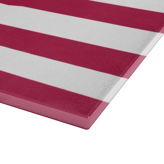 American Flag Glass Snijplank (Hoek)