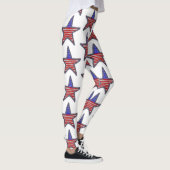 American Flag glitter star Leggings (Rechts)