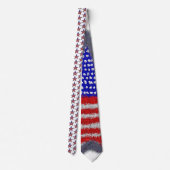 American Flag glitter star Stropdas (Achterkant)