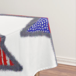 American Flag glitter star Tafelkleed