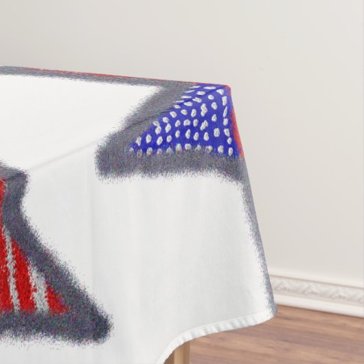 American Flag glitter star Tafelkleed (Voorbeeld)