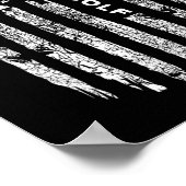 American Flag Golf Clothing - Golfer Vintage Golf Poster (Hoek)