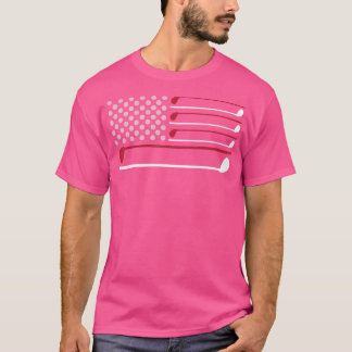 American Flag Golf Club Sport T-shirt