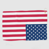 American Flag Golf Handdoek Patriottisch (Horizontaal)