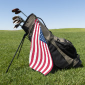 American Flag Golf Handdoek Patriottisch (Groen)