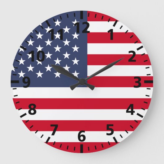 American Flag Grote Klok (Voorkant)