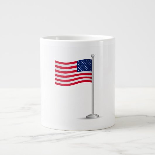 american flag grote koffiekop (Voorkant)