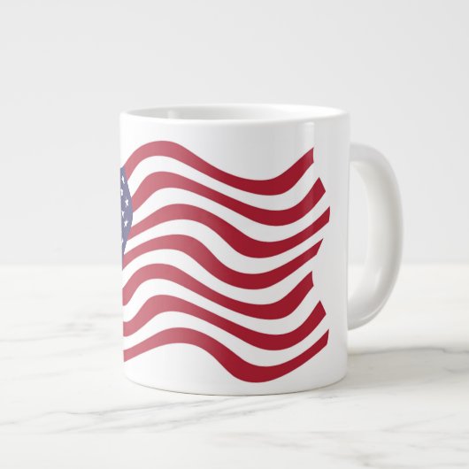 AMERICAN FLAG GROTE KOFFIEKOP (Voorkant rechts)