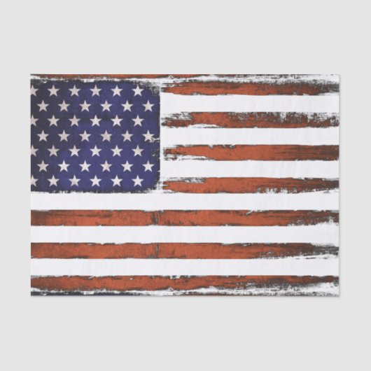 American Flag Grunge Edition Tissuepapier (Voorkant)