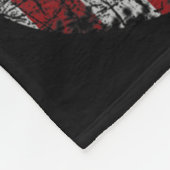 American Flag Guitar Funny USA Gitarist 4e van Ju Fleece Deken (Hoek)