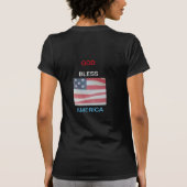 AMERICAN FLAG HAPPY SMILE HOPE vrouwen top (Achterkant)