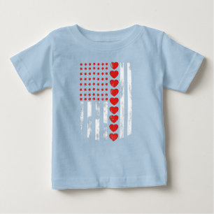  American Flag Heart Familie Matching Outfit