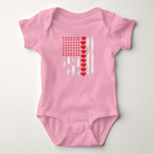  American Flag Heart Familie Matching Outfit