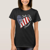 American Flag Heart T-shirt (Voorkant)