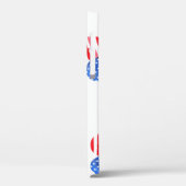 American Flag Hearts Waterverf Naadloos. Case-Mate iPhone Case (Achterkant / Links)