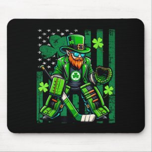 American Flag Hockey Goalie Saint Patrick's Da Muismat