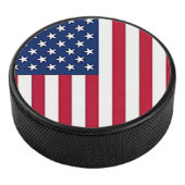 American flag hockey puck (3/4)