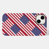 American Flag Hoesje-Mate iPhone Case (Achterkant (horizontaal))
