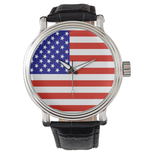 AMERICAN FLAG HORLOGE (Voorkant)