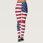 American Flag Independence Day Leggings (Achterkant)