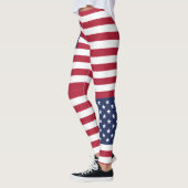 American Flag Independence Day Leggings (Links)