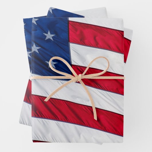 American Flag Inpakpapier Vel (In situ)
