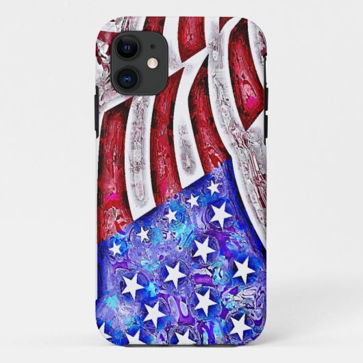 AMERICAN FLAG iPhone 5 Hoesje-Mate Hoesje (Achterkant)