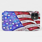 AMERICAN FLAG iPhone 5 Hoesje-Mate Hoesje (Achterkant (horizontaal))