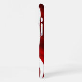 American Flag iPhone Case Rippling Design Hoesje (Linkerkant)