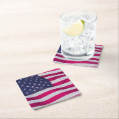 American Flag Kartonnen Onderzetters (Insitu)