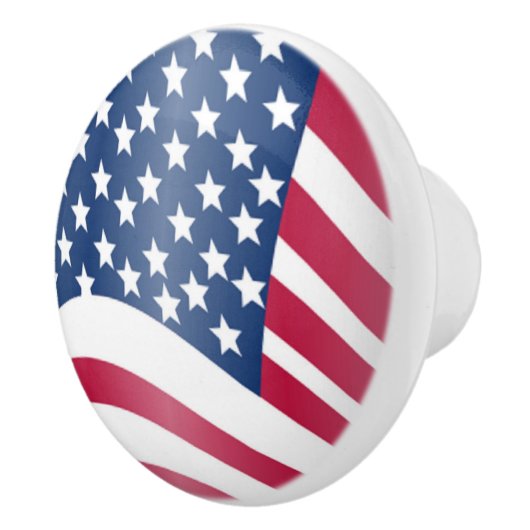 AMERICAN FLAG KERAMISCHE KNOP (Rechts)