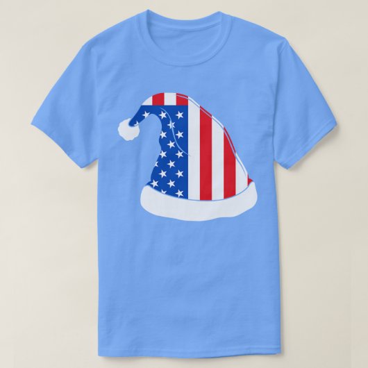 American Flag Kerst Pet Tshirt (Design voorkant)