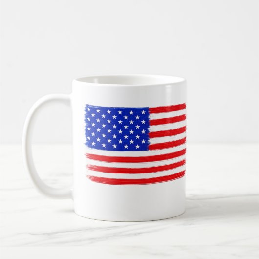American flag koffiemok (Links)