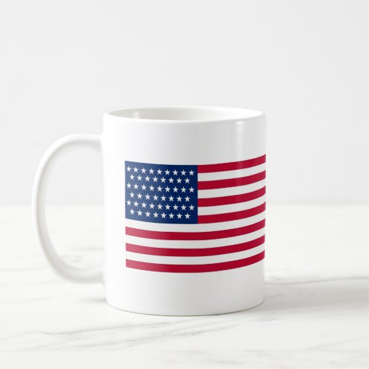 American flag koffiemok (Links)