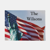 American Flag Lady Liberty Deurmat (Voorkant)
