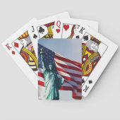 American Flag Lady Liberty Pokerkaarten (Achterkant)