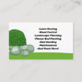 American Flag Landscape Lawn Care Patriottisch Visitekaartje (Achterkant)