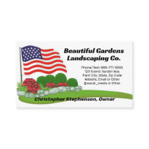 American Flag Landscape Lawn Care Patriottisch
