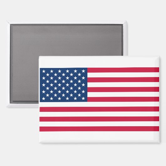 American Flag Magnet Patriotic Gift (Voorkant / Achterkant)