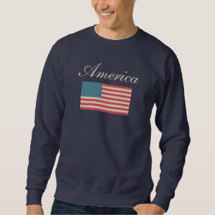 American Flag Mannen Sweatshirt Shirt Gift