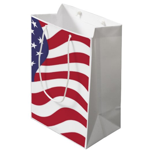 AMERICAN FLAG MEDIUM CADEAUZAKJE (Voorkant Gekanteld)