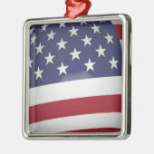 AMERICAN FLAG METALEN ORNAMENT (Links)